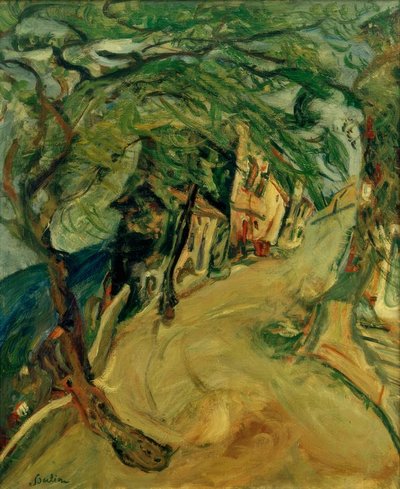 Ch. Soutine, De weg naar de heuvel door Chaim Soutine